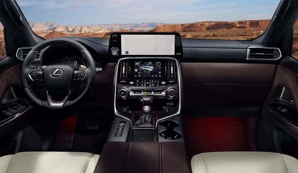 2026 Lexus LX 600 Luxury dash